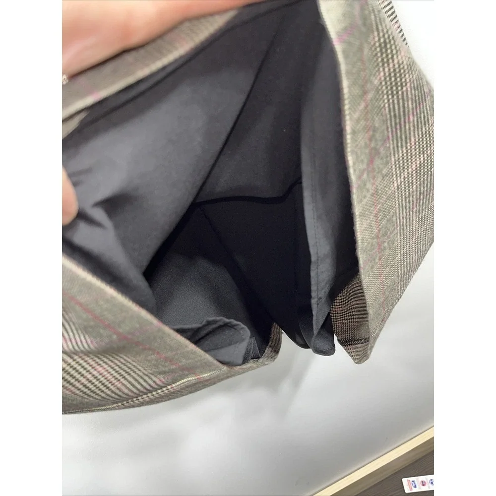 CeCe Plaid‎ Print Point Collar Shift Dress, Size-8 Academia Versatile Festival - Picture 11 of 11